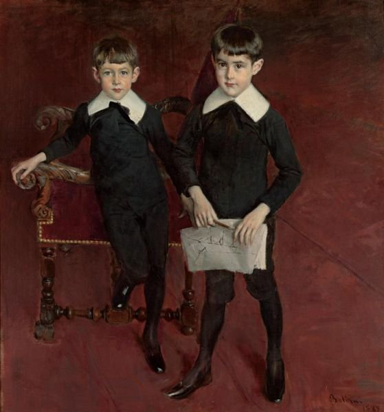 Portrait Of Luis And Pedro Subercaseaux