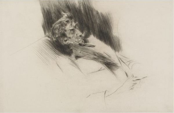 Portrait Of Whistler Asleep