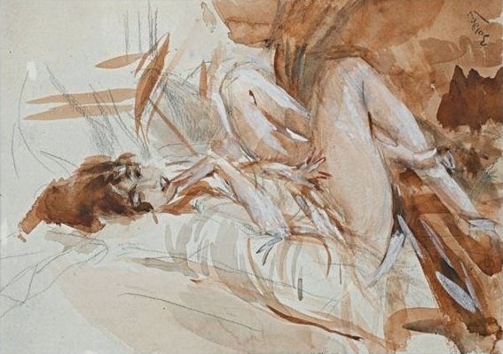 Reclining Lady