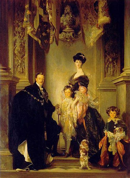 Duke Marlborough Singer Sargent and Family