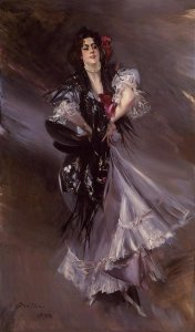 Portrait Of Anita De La Ferie  The Spanish Dancer